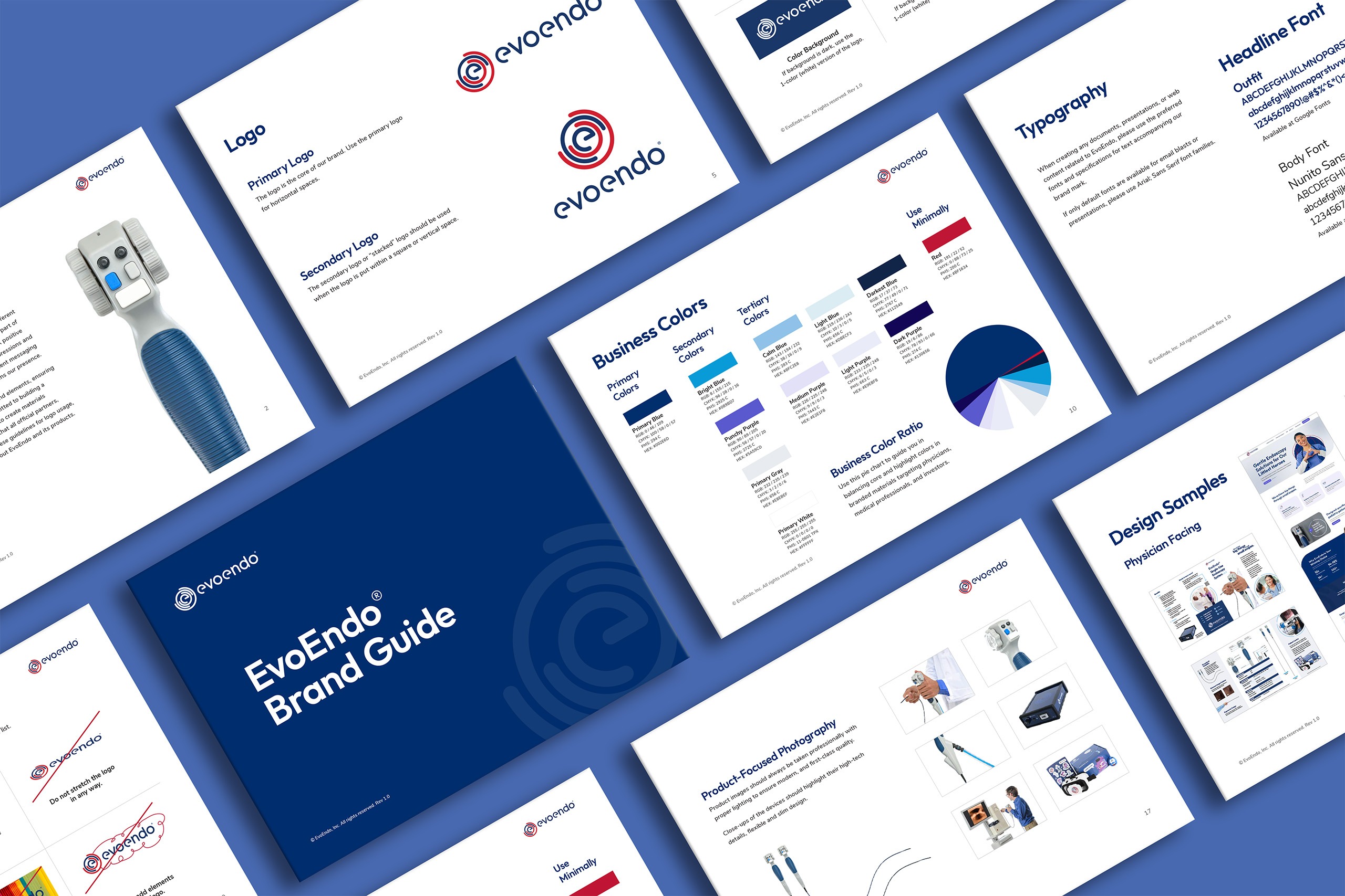 EvoEndo Brand Guide Design