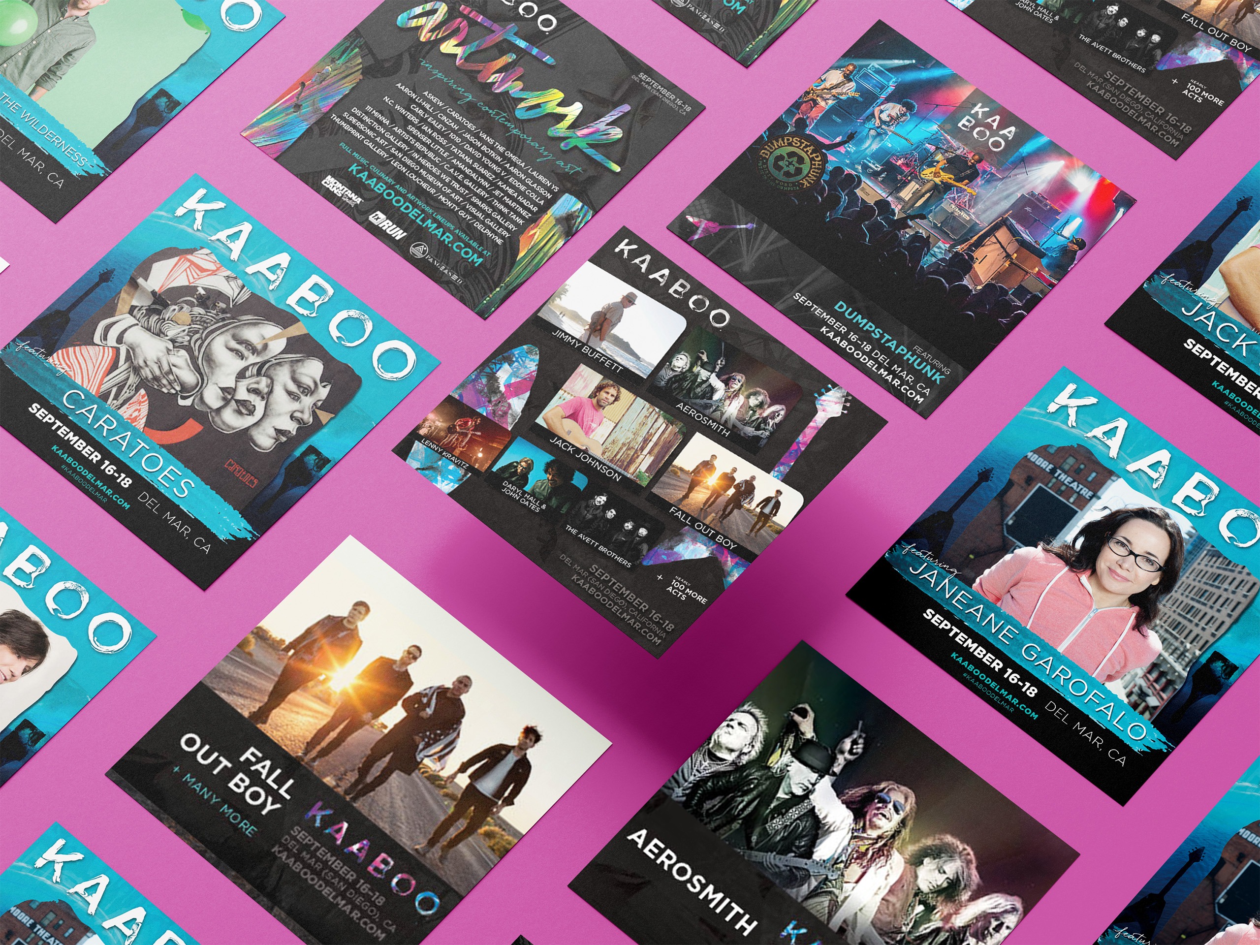 KAABOO Social Media Designs 2