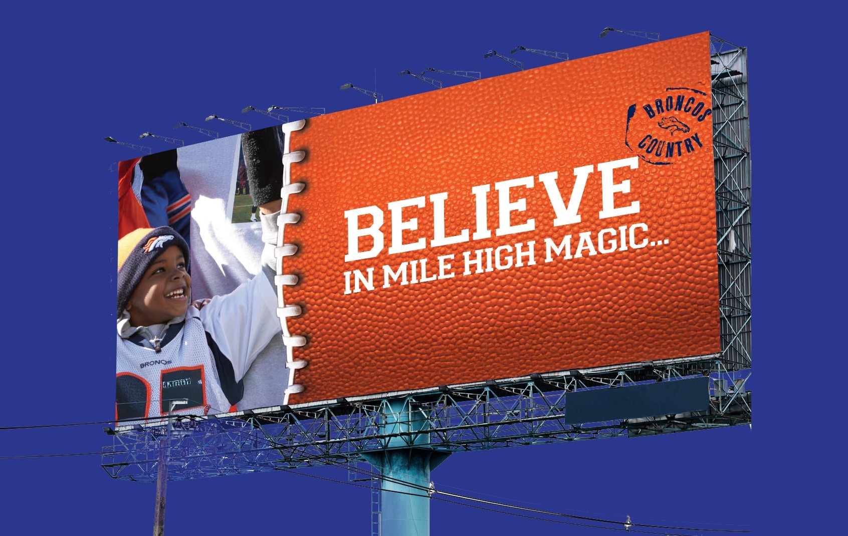 Denver Broncos Billboard Design