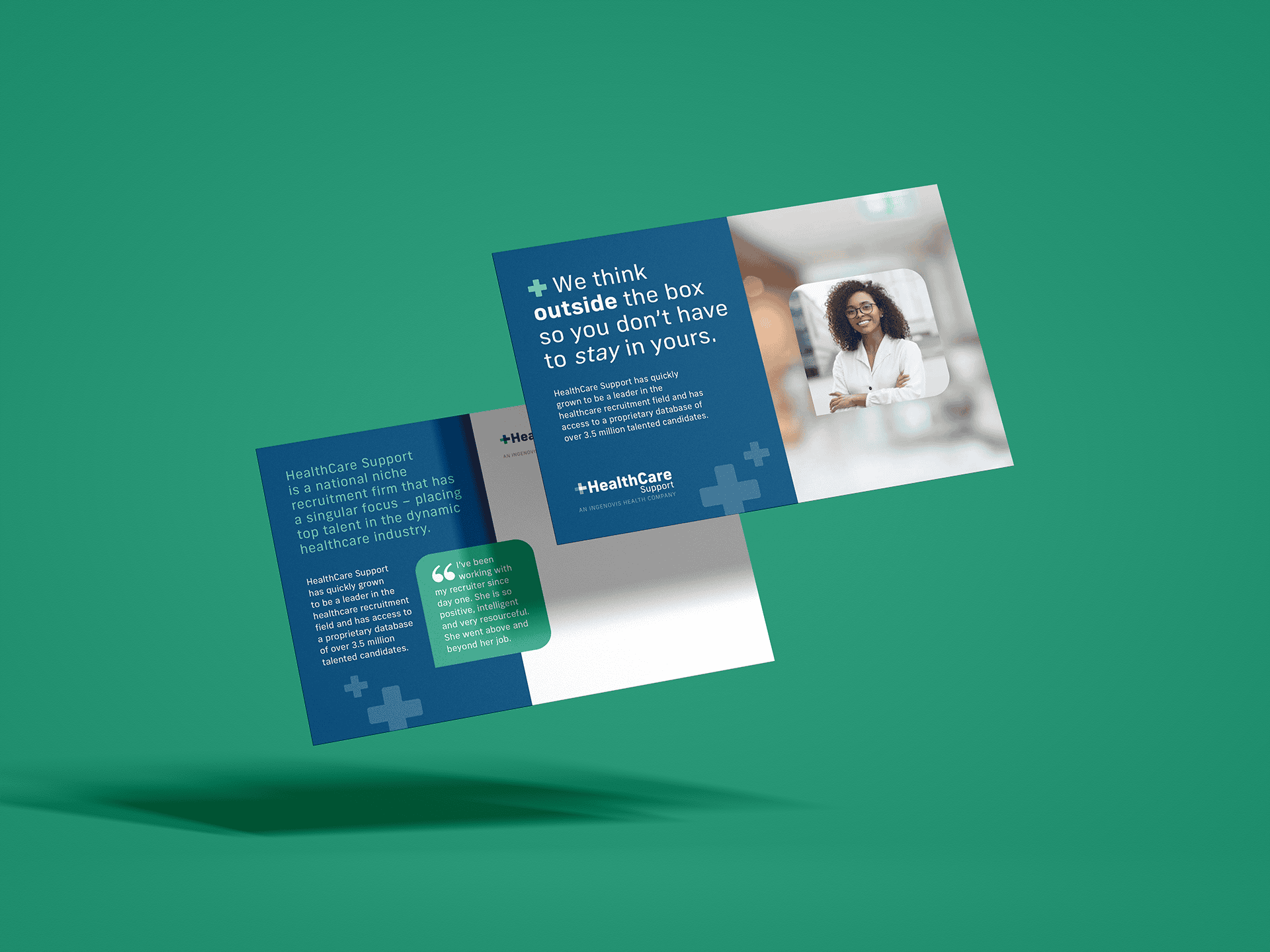 Ingenovis Health Postcard Design