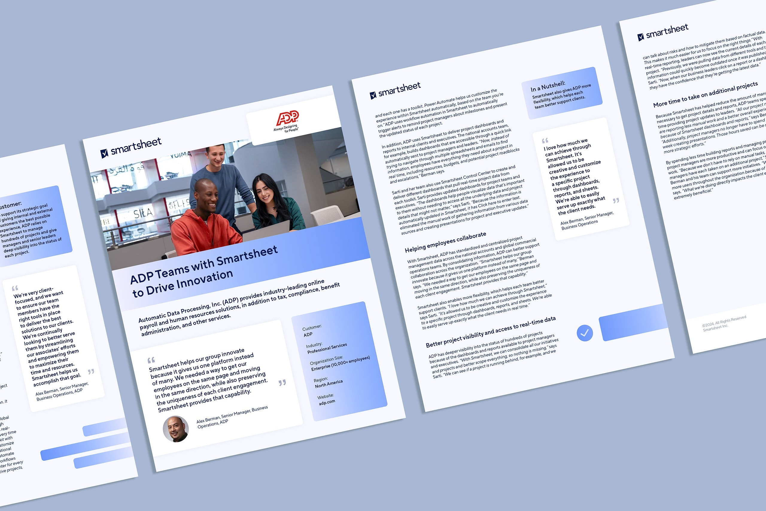 Smartsheet Case Study Template Redesign